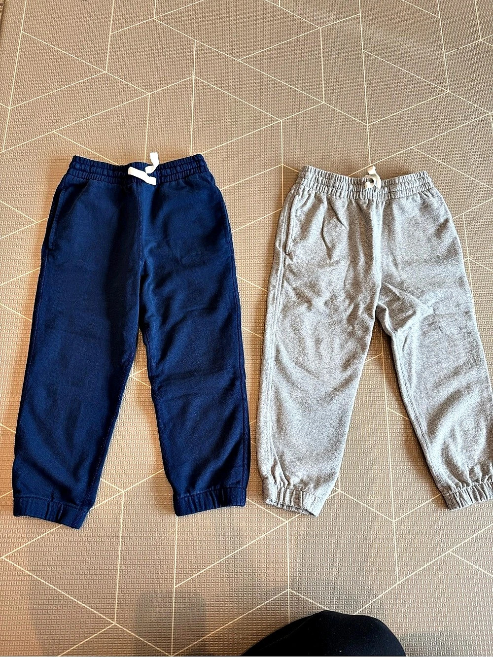 Lot of 2 Hannah Anderson Kids Jogger Pants in Blue & Gray Size 5